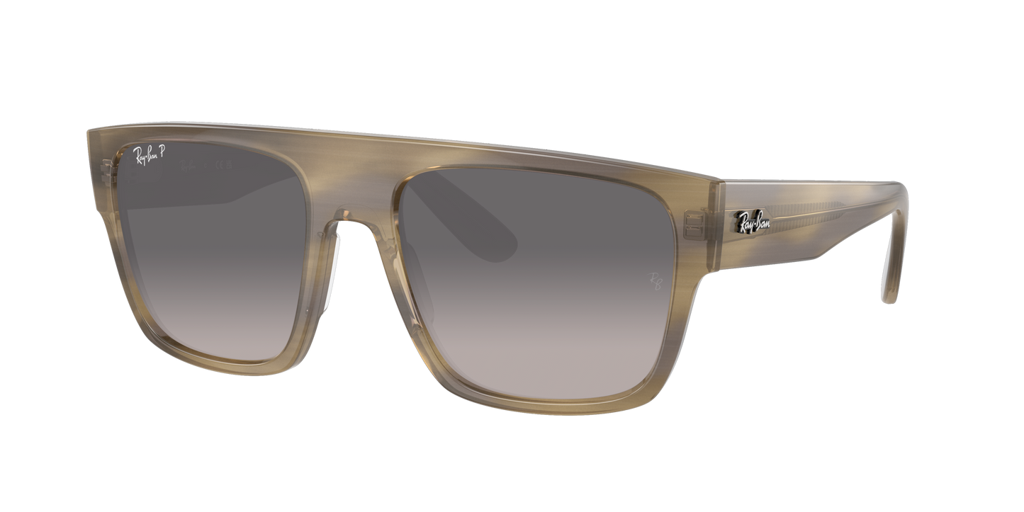 Striped Green, Grey Gradient-Polarized, Rayban