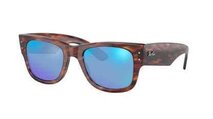 STRIPED HAVANA, Blue-Mirrored, Sunberryrx