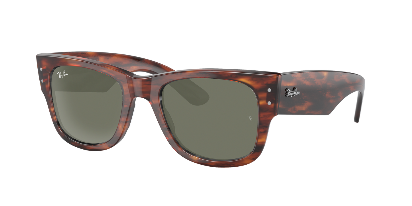 STRIPED HAVANA, Green, Rayban