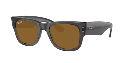 TRANSPARENT BLACK, Brown-Polarized, Rayban