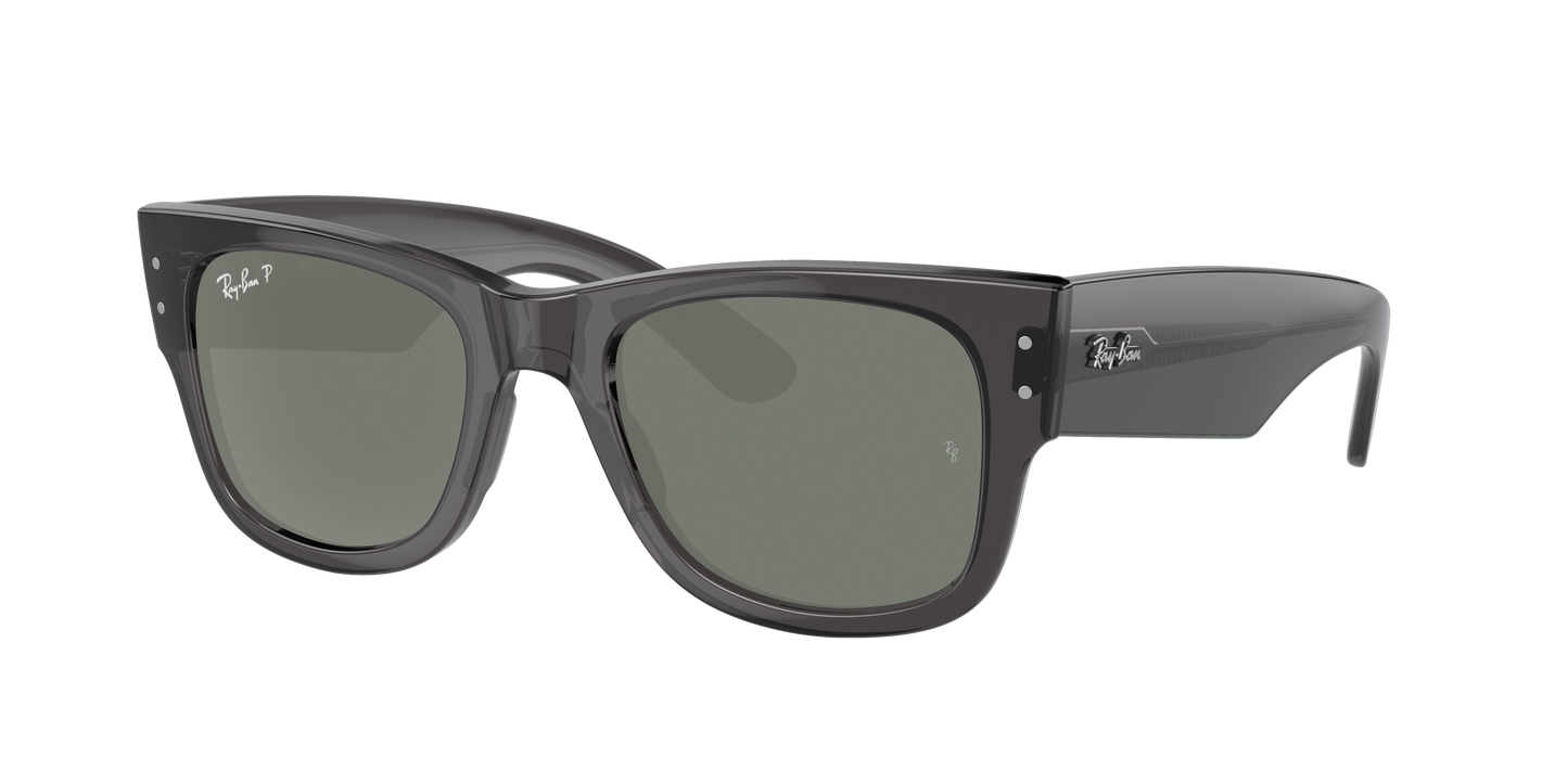 TRANSPARENT BLACK, Green-Polarized, Rayban