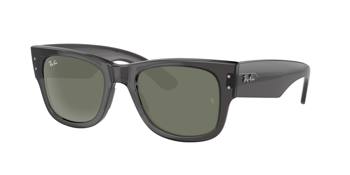 TRANSPARENT BLACK, Green, Rayban
