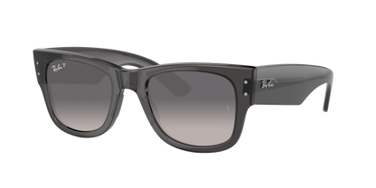 TRANSPARENT BLACK, Grey Gradient-Polarized, Rayban