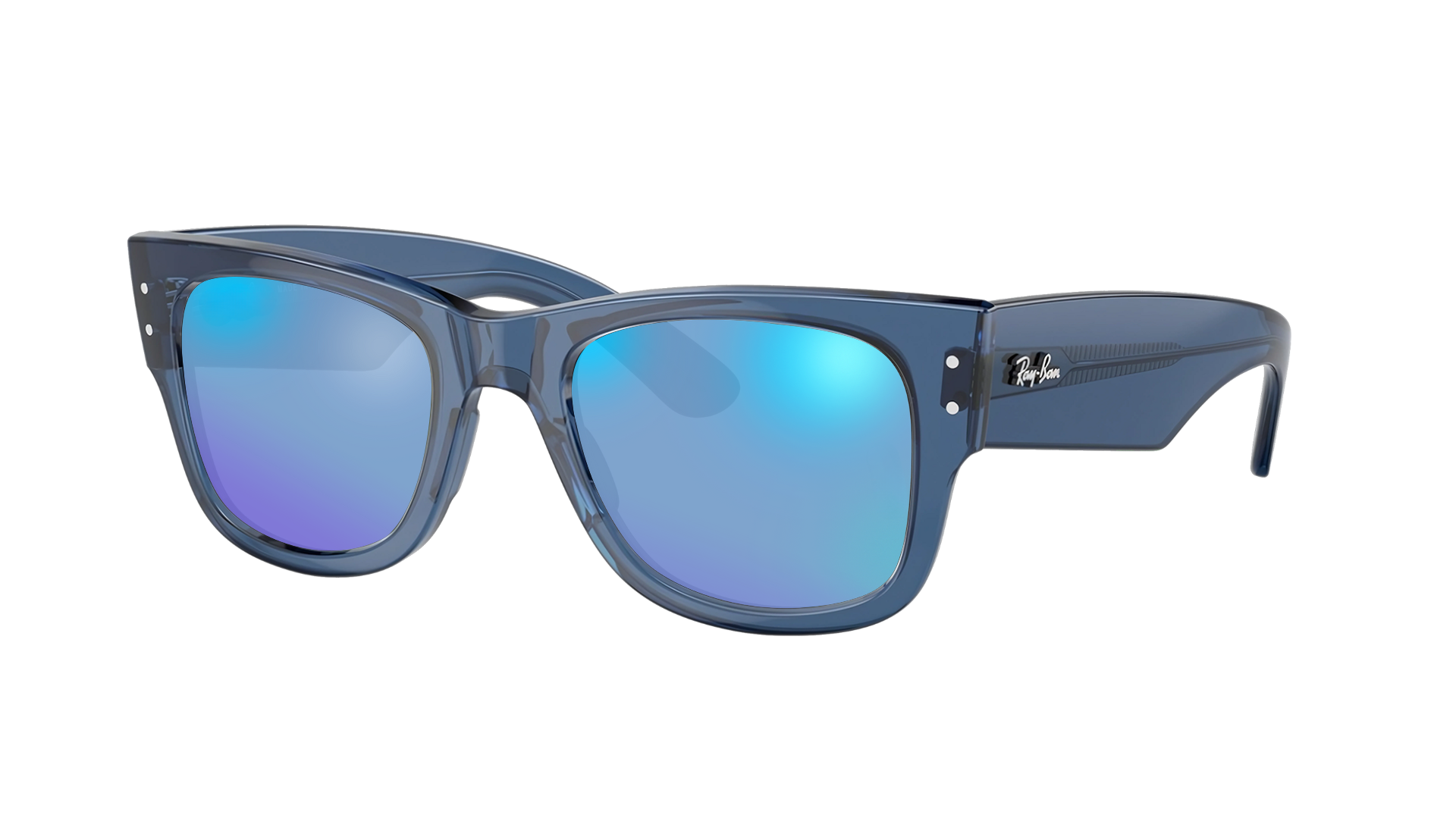 TRANSPARENT BLU, Blue-Mirrored, Sunberryrx