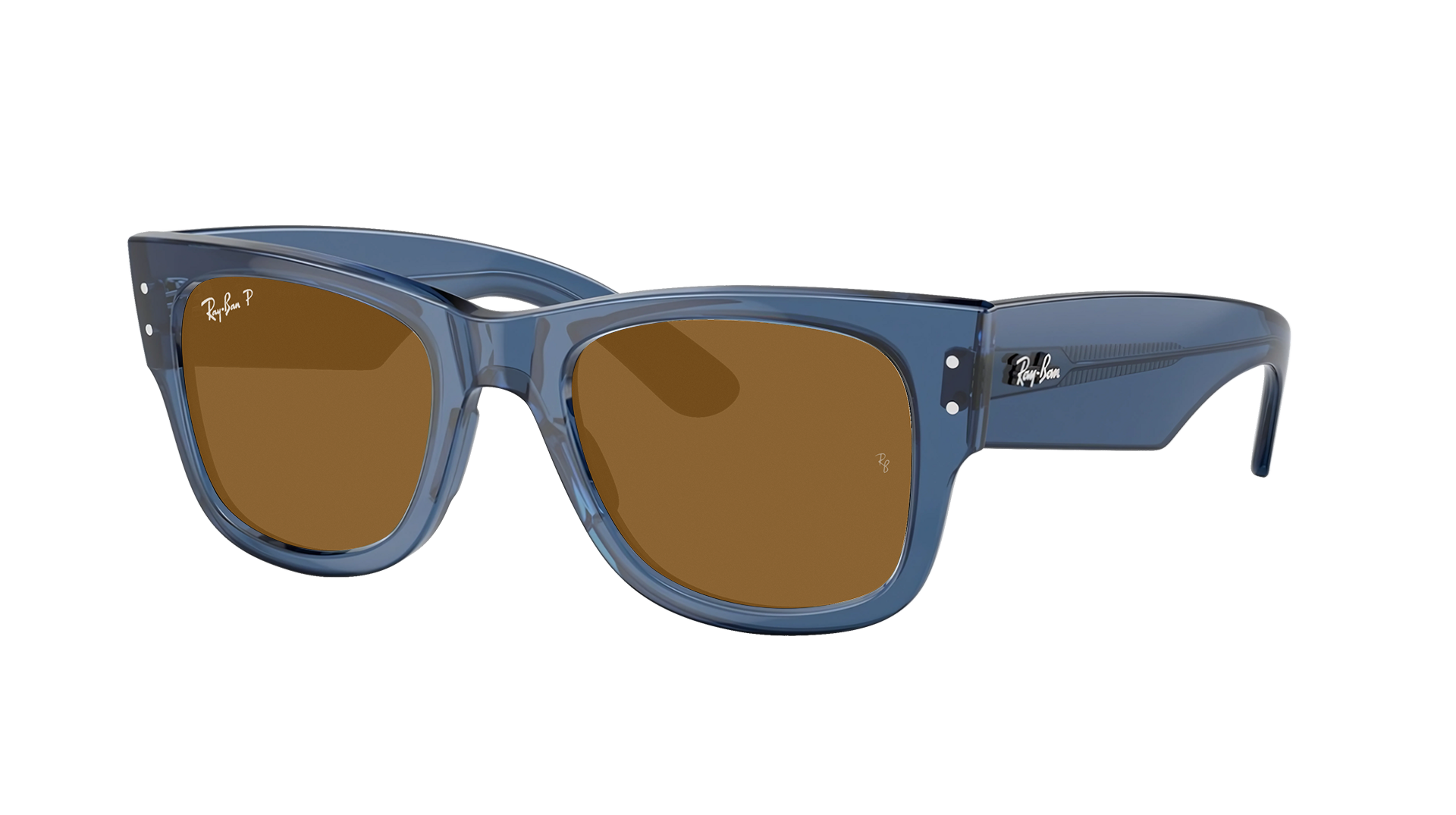 TRANSPARENT BLU, Brown-Polarized, Rayban