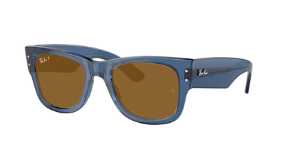TRANSPARENT BLU, Brown-Polarized, Rayban