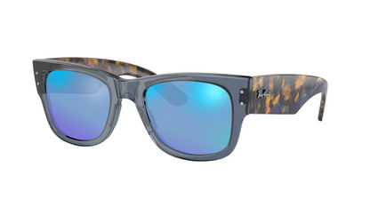 TRANSPARENT DARK BLUE, Blue-Mirrored, Sunberryrx