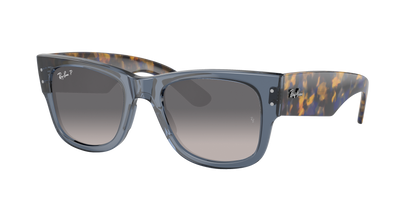 TRANSPARENT DARK BLUE, Grey Gradient-Polarized, Rayban