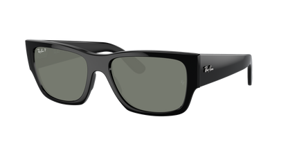 Black, Green-Polarized, Rayban