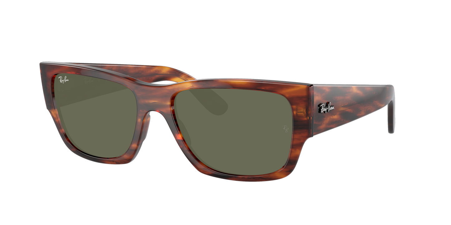 STRIPED HAVANA, Green, Rayban