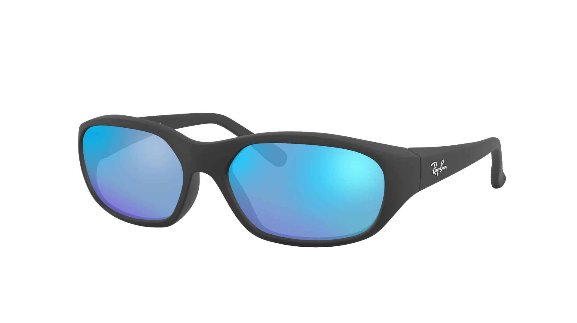 RUBBER BLACK, Blue-Mirrored, Sunberryrx