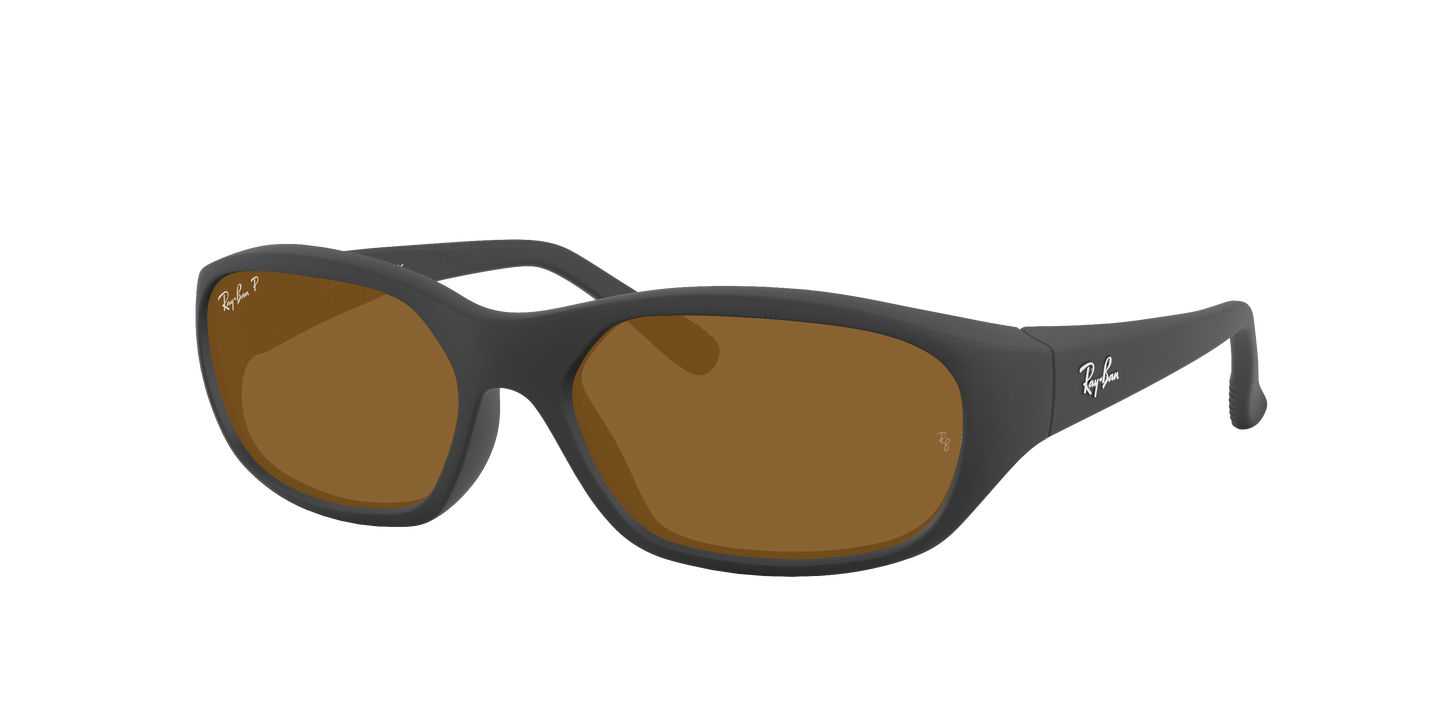 Rubber Black, Brown-Polarized, Rayban