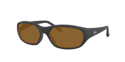 Rubber Black, Brown-Polarized, Rayban