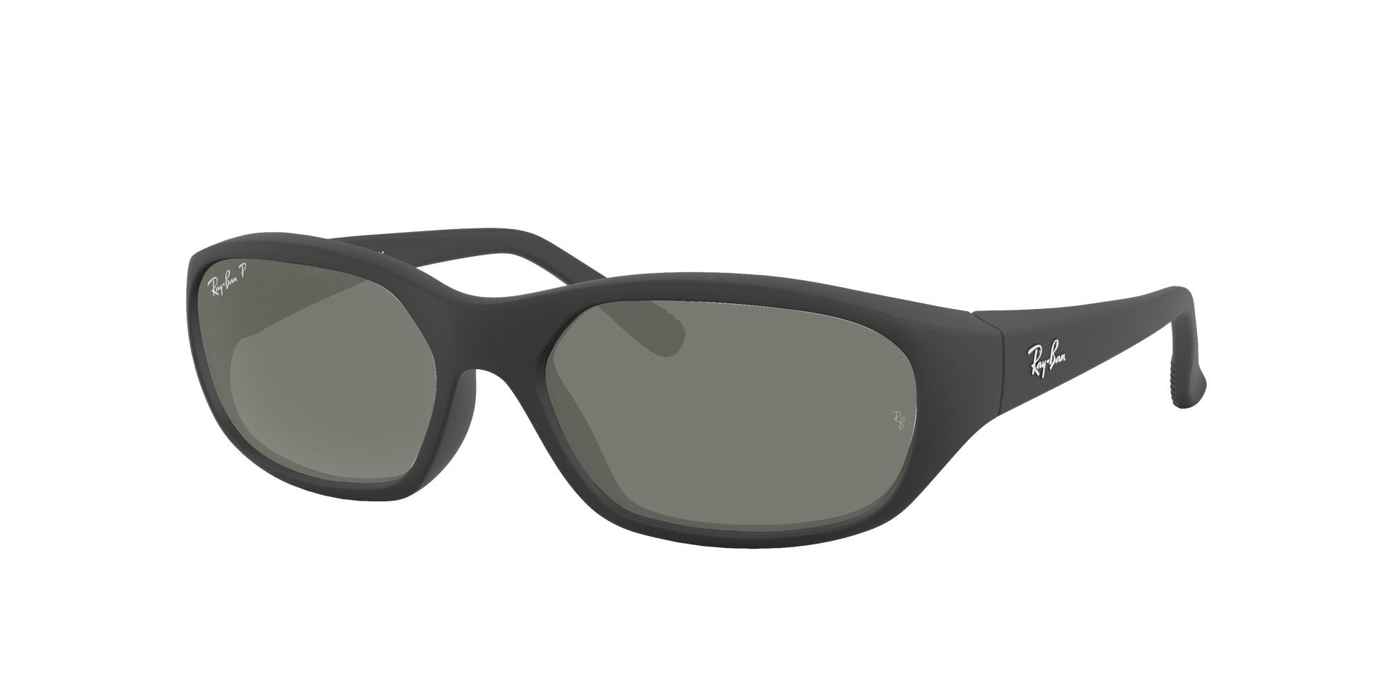 Rubber Black, Green-Polarized, Rayban