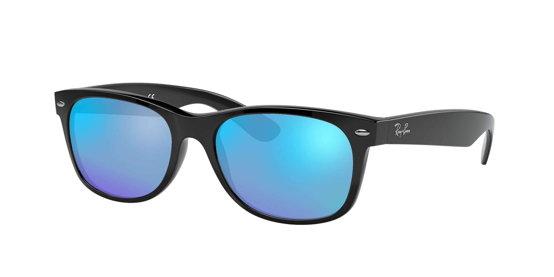 RUBBER BLACK, Blue-Mirrored, Sunberryrx