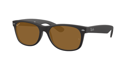Rubber Black, Brown-Polarized, Rayban