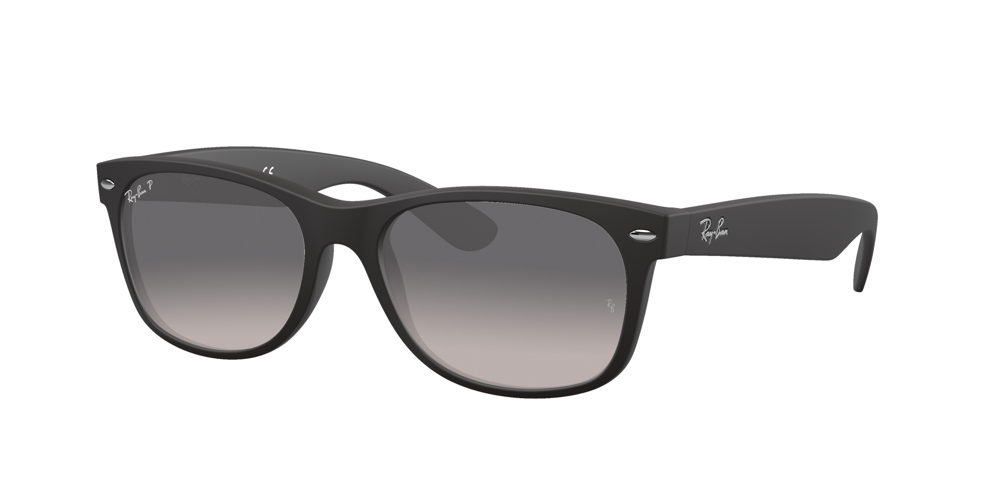 Rubber Black, Grey Gradient-Polarized, Rayban