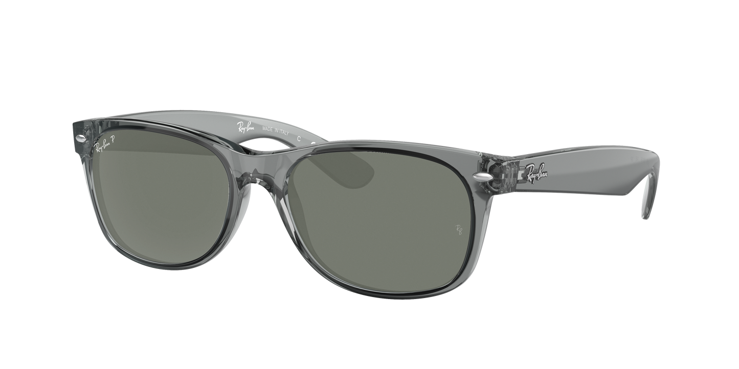 Transparent Grey, Green-Polarized, Rayban