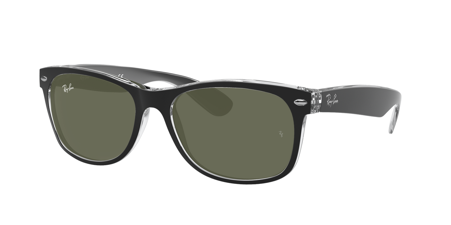 BLACK ON TRANSPARENT, Green, Rayban