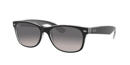 BLACK ON TRANSPARENT, Grey Gradient-Polarized, Rayban