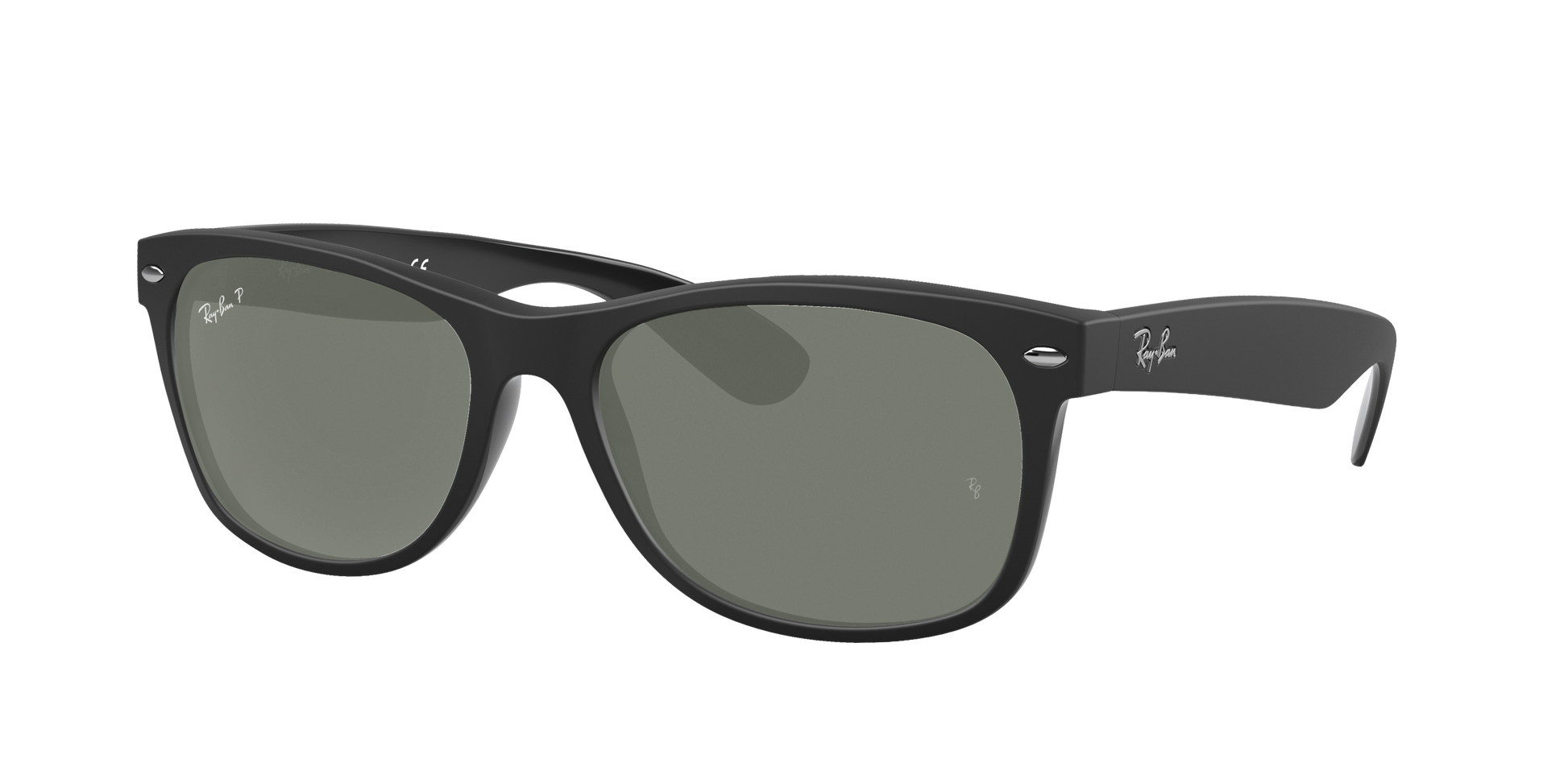 Black, Green-Polarized, Rayban