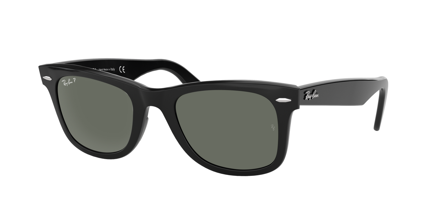 Black, Green-Polarized, Rayban