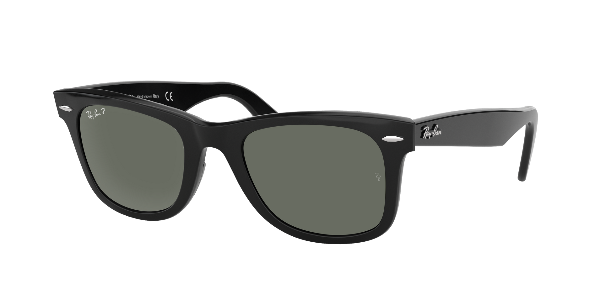 Black, Green-Polarized, Rayban
