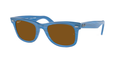 Photo Striped Blue, Brown-Polarized, Rayban