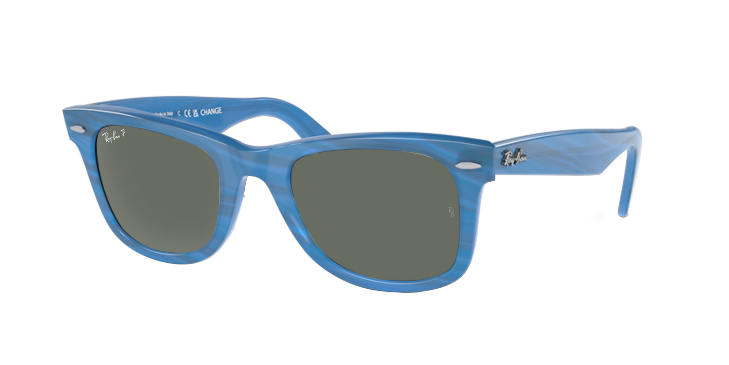 Photo Striped Blue, Green-Polarized, Rayban