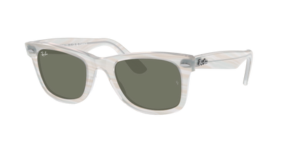 Photo Striped Light Blue, Green-Polarized, Rayban