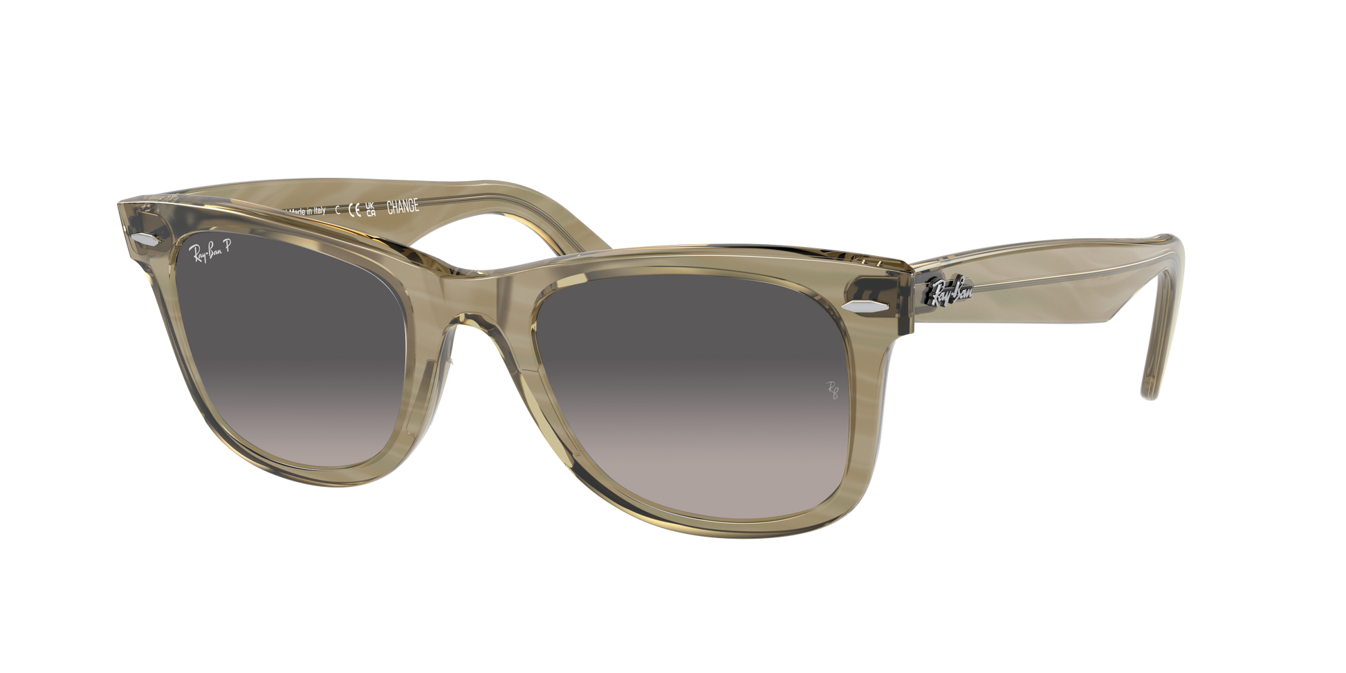 Photo Striped Grey, Grey Gradient-Polarized, Rayban