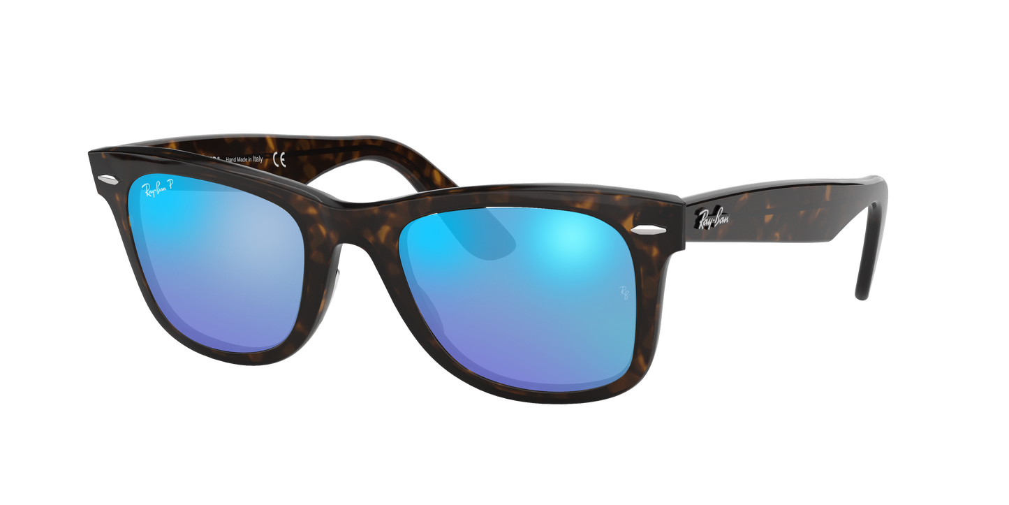 TORTOISE, Mirrored Blue-Polarized, Rayban