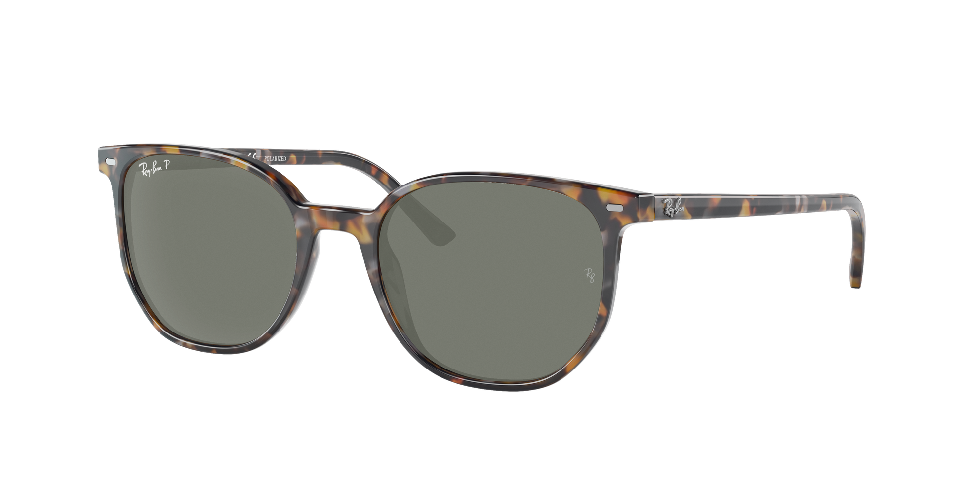 HAVANA BROWN GREY, Green-Polarized, Rayban