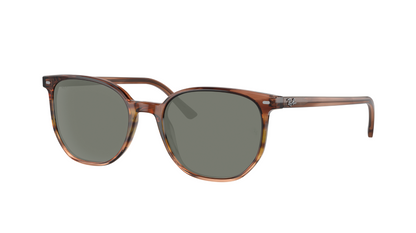 STRIPED BROWN GRADIENT GREEN, Green-Polarized, Sunberryrx