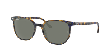 YELLOW & BLUE HAVANA, Green-Polarized, Rayban