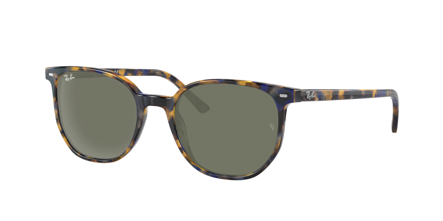 YELLOW & BLUE HAVANA, Green, Rayban