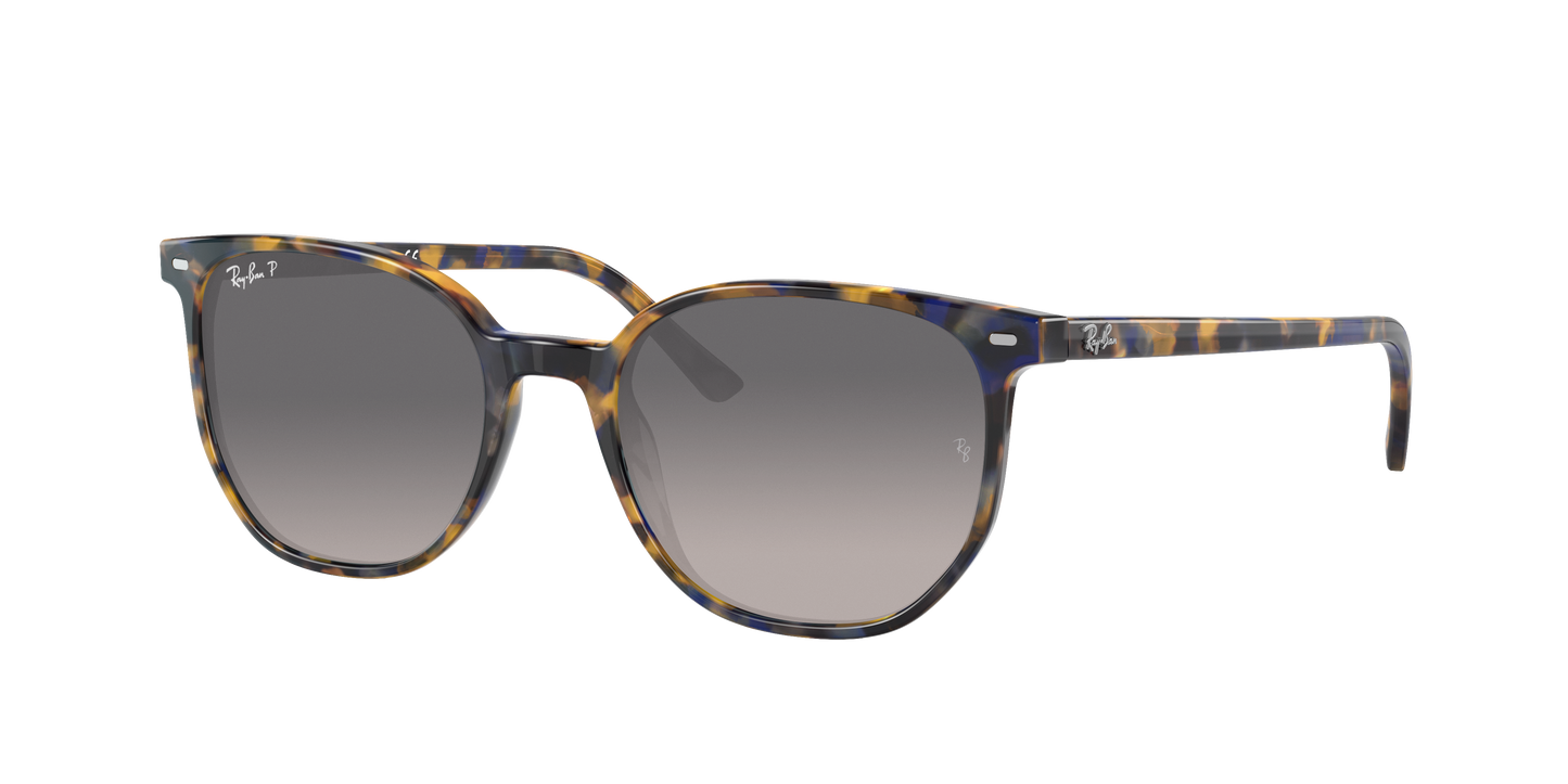 YELLOW & BLUE HAVANA, Grey Gradient-Polarized, Rayban
