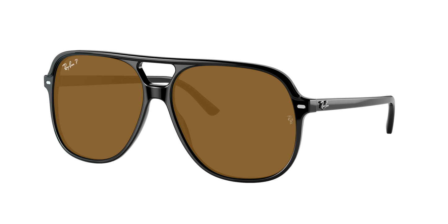 Black, Brown-Polarized, Rayban