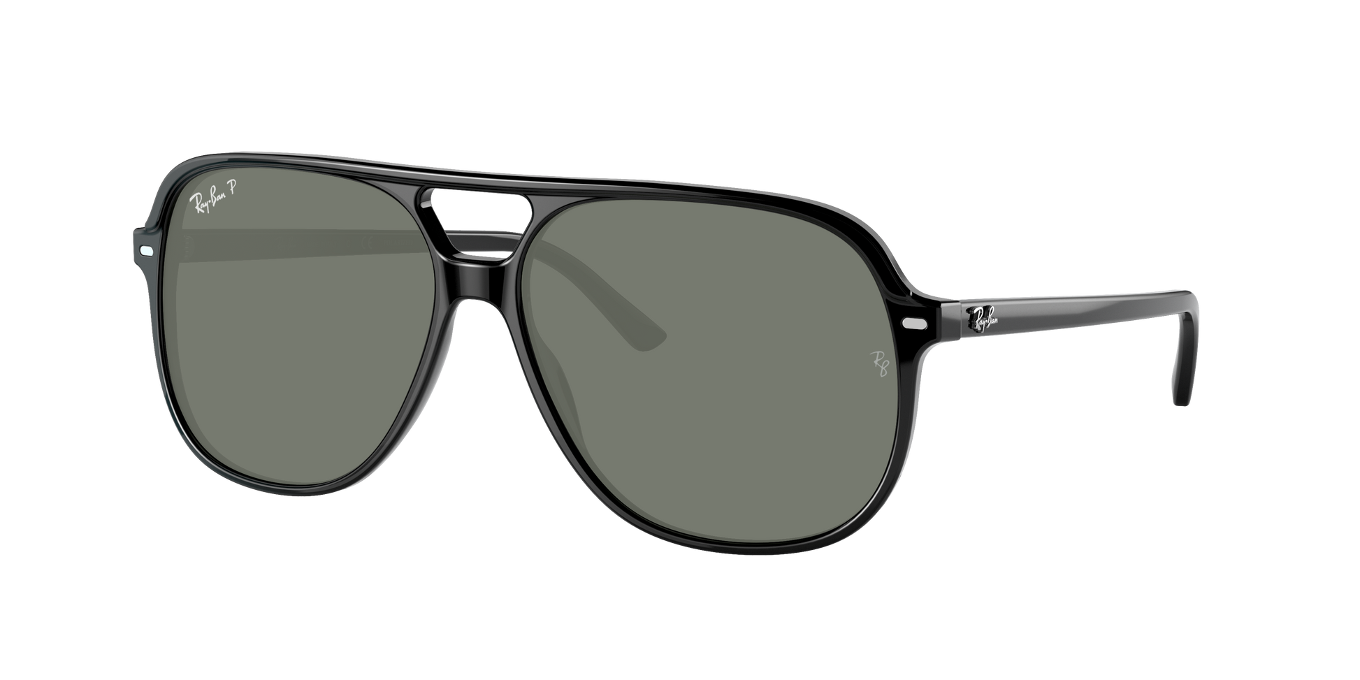 Black, Green-Polarized, Rayban