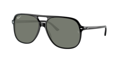 Black, Green-Polarized, Rayban