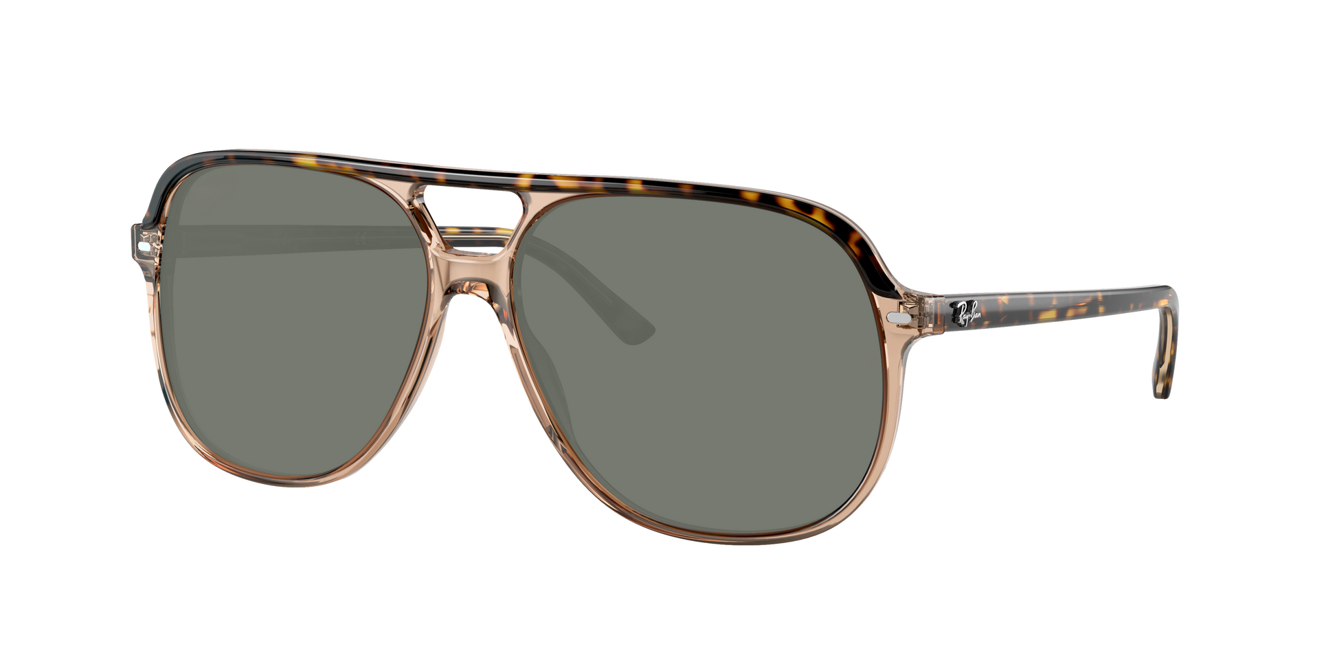 HAVANA ON TRANSPARENT BR, Green-Polarized, Sunberryrx