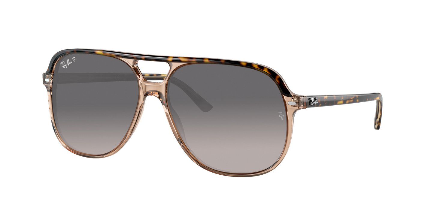 HAVANA ON TRANSPARENT BR, Grey Gradient-Polarized, Rayban
