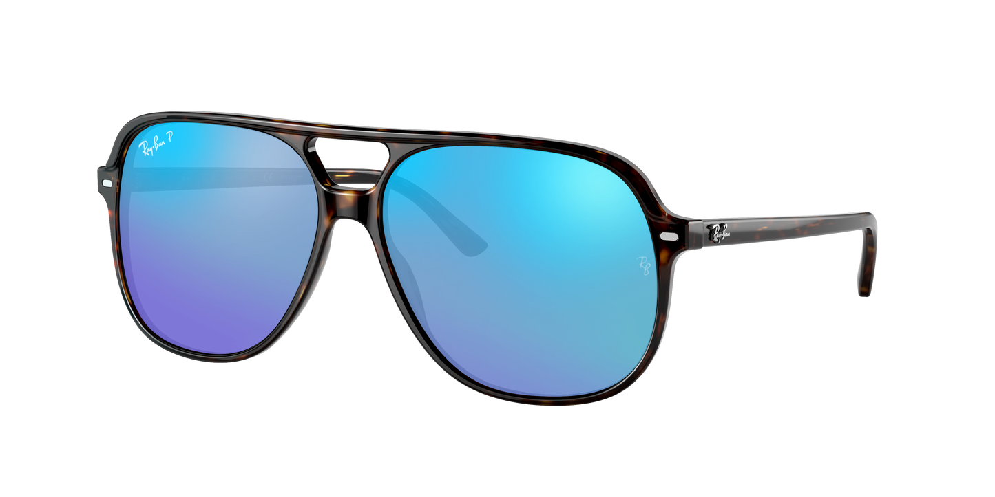 Havana, Mirrored Blue-Polarized, Rayban