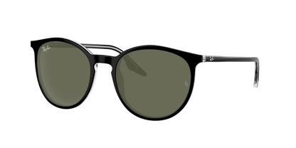 BLACK ON TRANSPARENT, Green, Rayban