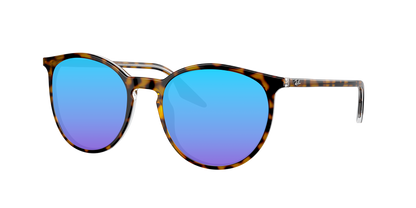 HAVANA ON TRANSPARENT, Blue-Mirrored, Sunberryrx