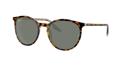 HAVANA ON TRANSPARENT, Green-Polarized, Rayban