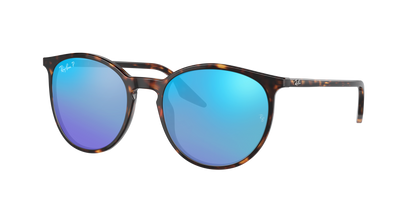 Havana, Mirrored Blue-Polarized, Rayban