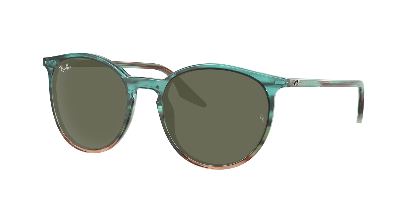 STRIPED BLUE AND GREEN, Green, Rayban