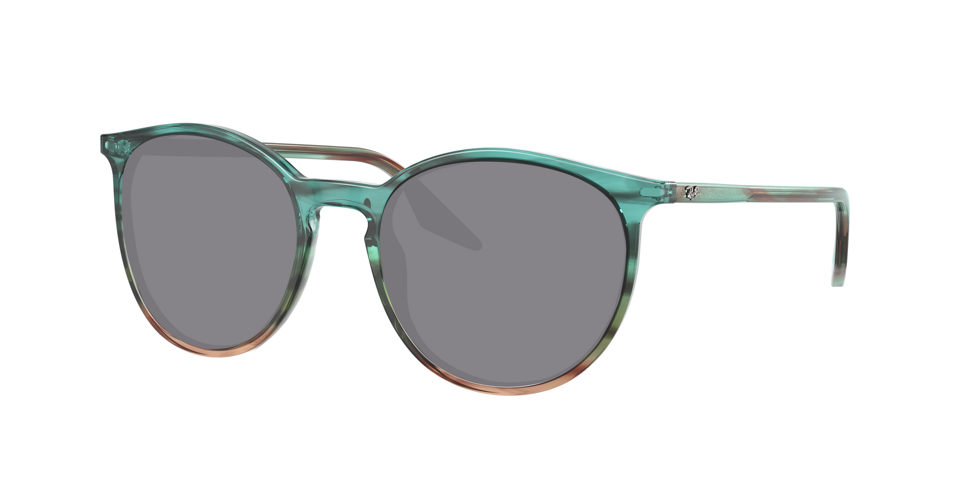 STRIPED BLUE AND GREEN, Grey-Polarized, Sunberryrx