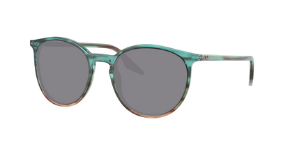 STRIPED BLUE AND GREEN, Grey-Polarized, Sunberryrx